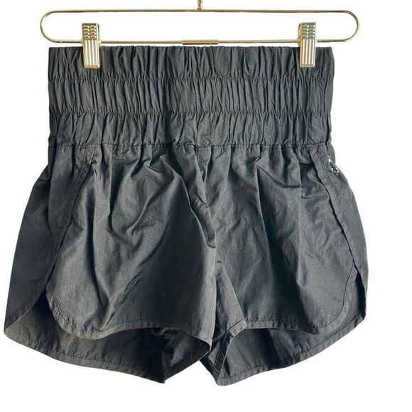 Free People Movement‎ The Way Home Active Shorts Women's S Black Lined - Picture 1 of 8